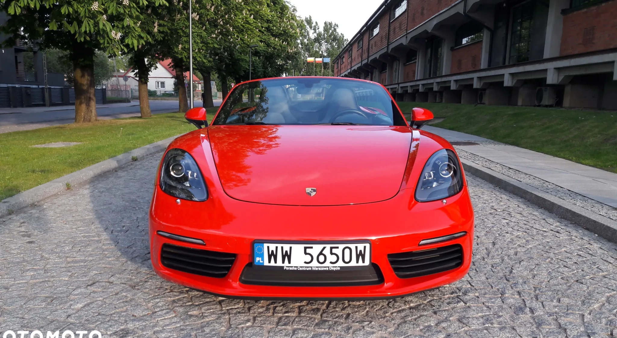 Porsche 718 Boxster cena 265000 przebieg: 58000, rok produkcji 2017 z Warszawa małe 529